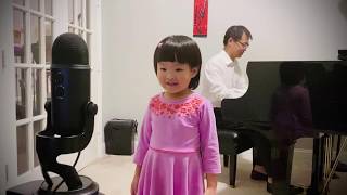 Can You Feel the Love Tonight cover Wenya Hu 4.5 yo