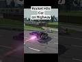 Rocket Hits Car on Highway! 💥 | BeamNG.drive #Shorts