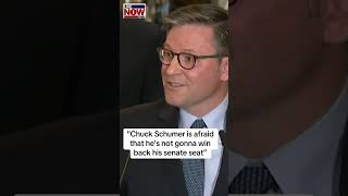 Speaker Johnson continues to blame Schumer for government shutdowm