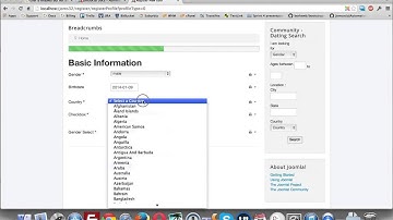 Registering on JomSocial