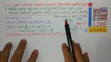HSC/Complex Number (জটিল সংখ্যা) L- 25, প্রশ্নমালার সমাধান (মডুলাস, আর্গুমেন্ট ও পোলার আকারে প্রকাশ)