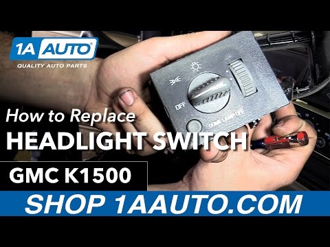 How to Replace Headlight Switch 95-99 GMC K1500