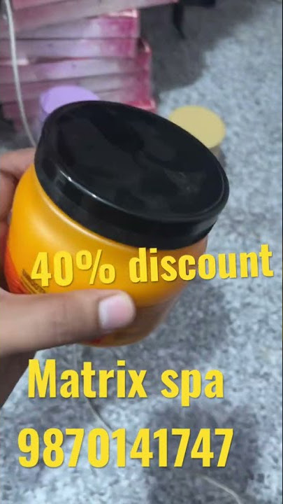 Matrix spa 40% discount order now 9870141747#cosmetics#parlour#reels