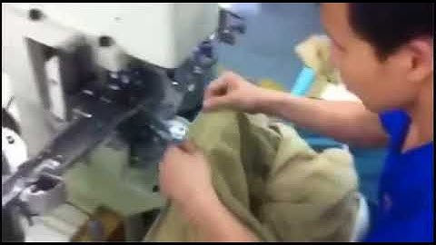 Fully Automatic Snap Button Press Button Attaching Machine video