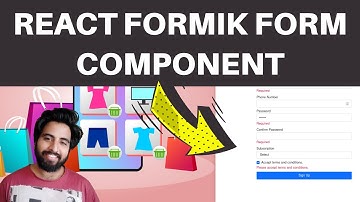 React Formik Tutorial Part-7 | Formik Form Tag Explained | React Formik Form Full Course in Hindi