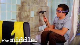 Brick Tries to Help with Chores | The Middle