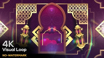 4K VISUAL LOOP ANIMATION (VJ LOOP)  - ISLAMIC PART 7