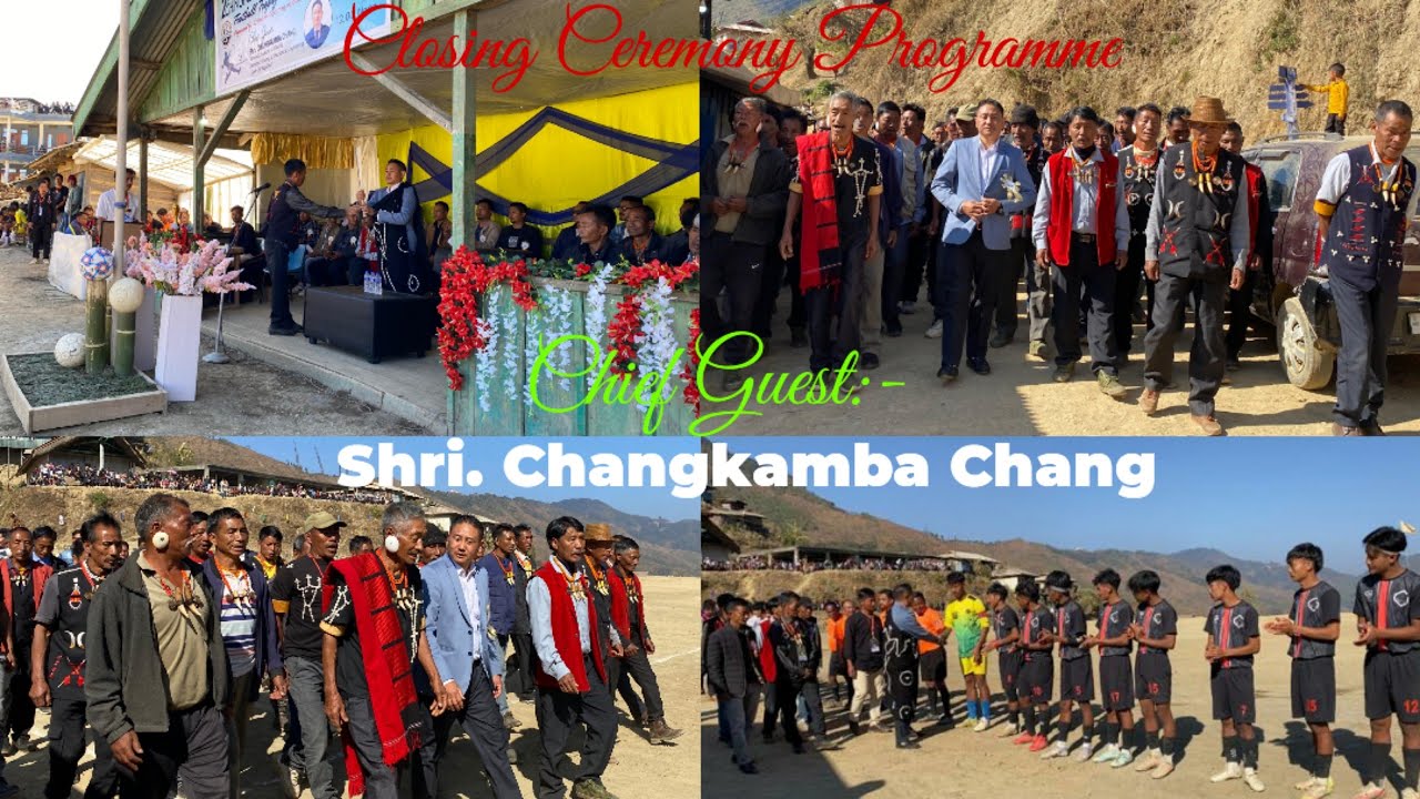 Arrival of Chief Guest | Shri. Changkamba Chang | Closing Ceremony Programme..#footballtrophy