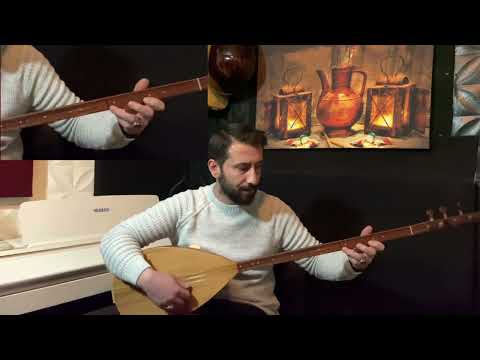 14-Haberin Varmı (Saçlarından Bir Tel Aldım) Bağlama Eğitim Videosu #solfej #bağlama