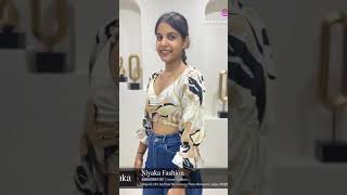 Crop Top &amp; Denim Jeans collection #niyakafashion #croptop #denimjeans