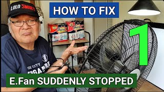 HOW TO FIX ELECTRIC FAN SUDDENLY STOPPED AND DISCUSSED IN DETAIL WHAT POSSIBLE DEFECTIVE PARTS