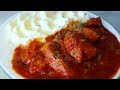Гуляш из свинины по - цыгански. Как приготовить гуляш. Мясо с подливкой. Gipsy cuisine.