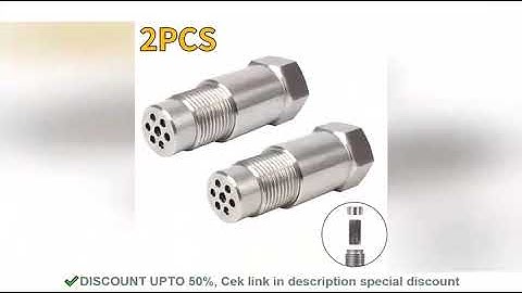 2PCS Sensor Spacer Adapter Check Engine Light CEL mini catalyst O2 Sensor Spacer Adapter M18X1.5