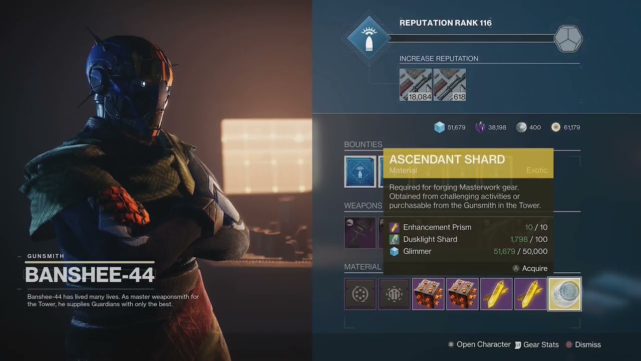 Break Down Masterwork Materials In A Weird Way | Destiny 2