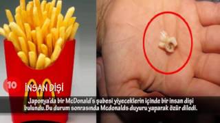 Mcdonalds içinde bulunan 10şey