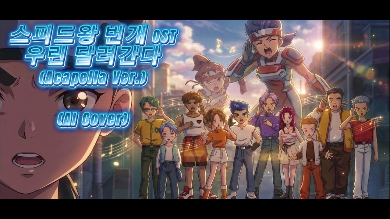 스피드왕 번개 OST - 우린 달려간다 (Acapella Ver.) (AI Cover)