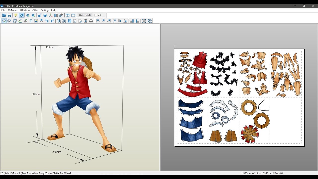 Luffy D. Monkey Gear 5 One Piece chibi 3d : r/OnePiece