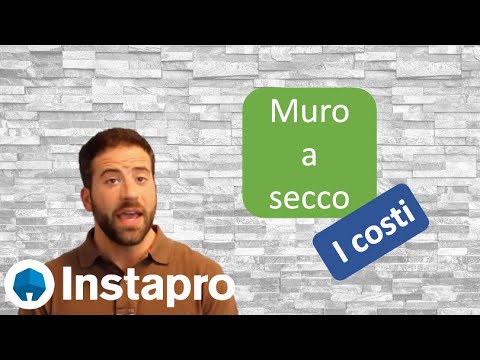 Video: Quanto costa la nastratura del muro a secco?