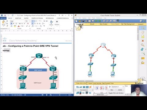 3.4.2.6 - 7.2.2.5 Lab - Configuring a Point-to-Point GRE VPN Tunnel
