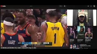 #2 KNICKS at #6 PACERS | FULL GAME 4 HIGHLIGHTS | May 12, 2024 (REACTION VIRAL)