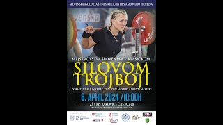 Majstrovstvá Slovenska v klasickom silovom trojboji dorastencov a juniorov, Zvolen 14.04.2024