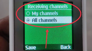 How To Change Recieving channels on Broadcast message in Samsung Guru GT E1200Y