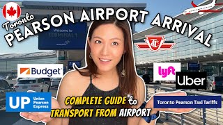 Transportation from Pearson International Airport ✈ 5 options to plan your trip!