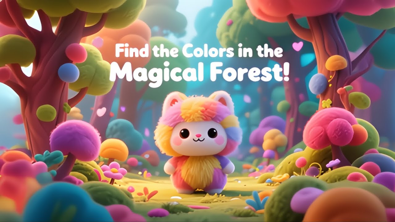 Today Story: Find the Colors in the Magical Forest! 
