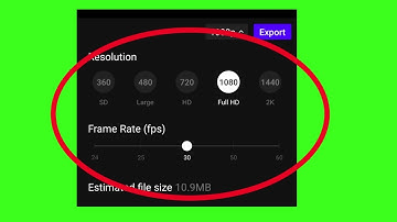 How To Set Video Export Resolution In Vita app in Mobile