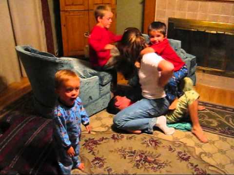 Tickle Wars: Mom vs Boys