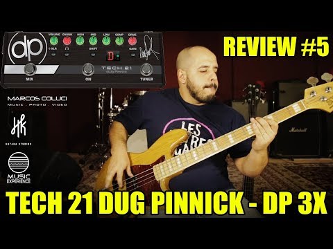 TECH21 DP-3X dUg Pinnick サンズアンプ ベース Pedal Tech 21 Bass Dp 3x Dug Pinnick Baixo Sansamp Dp-3x - DG