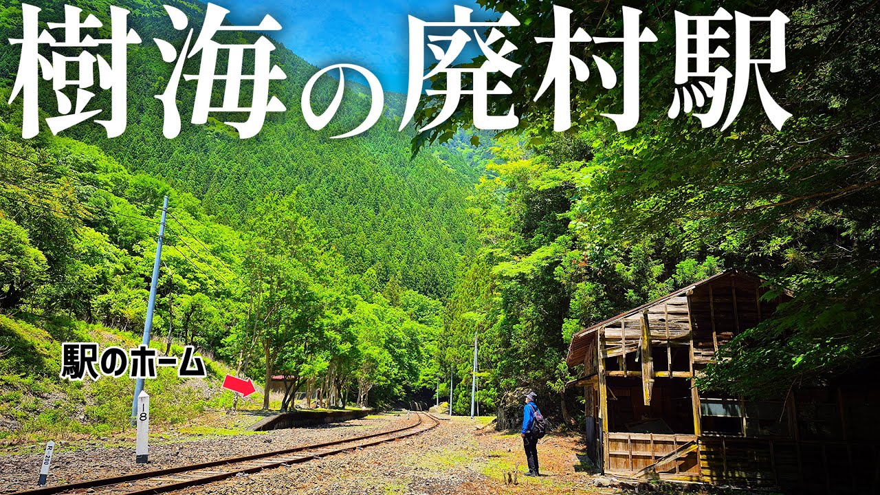【徒歩も車も到達不可能】廃村にある駅・何故ここに…一体誰が使うのか…⁉︎