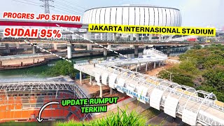 AMAZING‼️JIS STADIUM GRASS LOOKING BETTER THAN EVER. JIS STADIUM PEDESTRIAN BRIDGE PROGRESS AT 95%