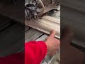 cutting a house profile to its size using a chainsaw#youtubeshorts