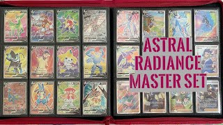 Pokemon Astral Radiance Complete Master Set - 374 Cards 7 Exclusives