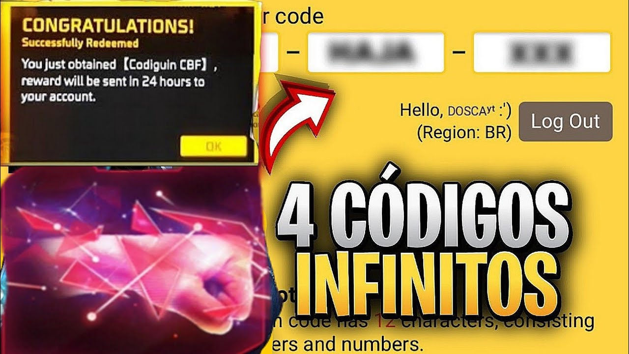 🔥SAIU! NOVO *GERADOR* DE *CODIGUIN INFINITOS NO FREE FIRE!! GERADOR DE  CODIGUIN FREE FIRE 