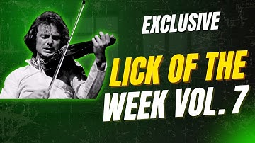 Exclusive Preview from the IGC course - Lick Of The Week Vol 7: Sunday Walk feat. Jean-Luc Ponty!