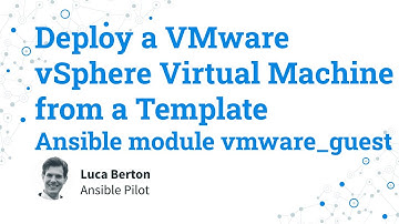 Deploy a VMware vSphere Virtual Machine from a Template - Ansible module vmware_guest