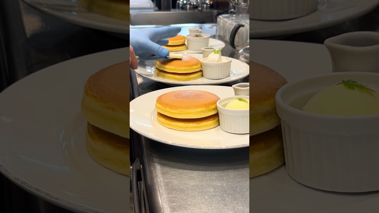 ☆本日チルルパンケーキ動画☆平日の朝はパンケーキとコーヒーでゆっくり(^^)#横浜中華街 #パンケーキ #pancake #pancakes #横浜カフェ #カフェ #coffee #コーヒー