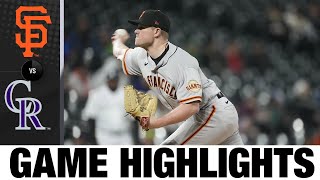 Giants vs. Rockies Game Highlights (9\/21\/22) | MLB Highlights