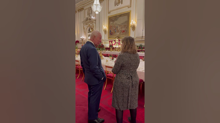Finishing touches and final checks ahead of this evening’s State Banquet… 🍴✨