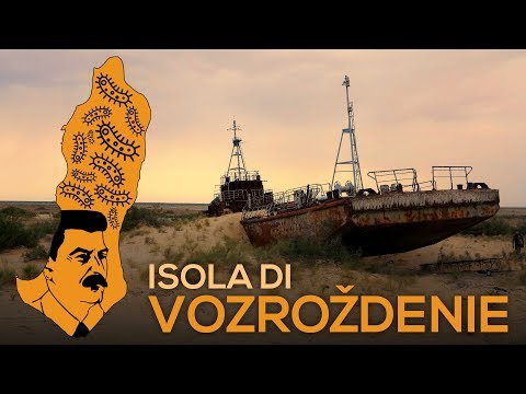 Video: Isola Di Vozrozhdenie Nel Lago D'Aral - Visualizzazione Alternativa