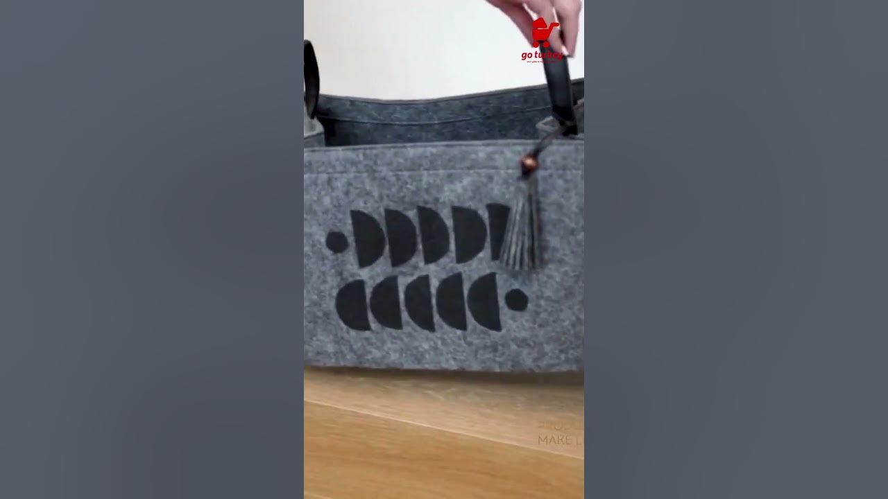 Felt Portable Storage Basket // Home Organizers Kenya YouTube