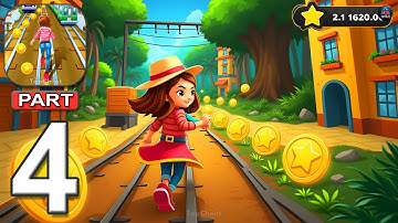 Subway Princess Runner - Gameplay Walkthrough Part 4 - Subway City Princess Run (Android, iOS)