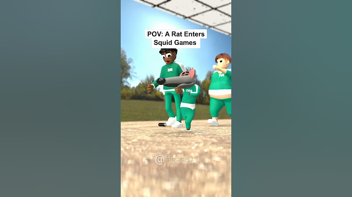 POV: A Rat Enters Squid Games