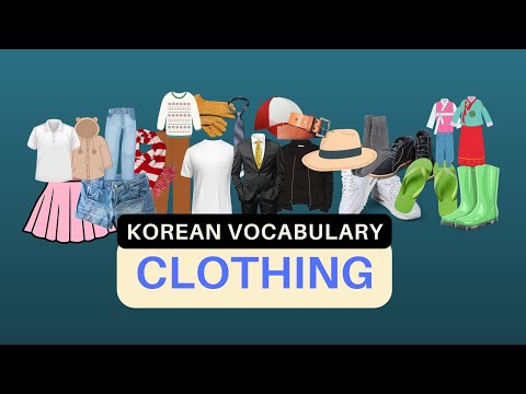 Korean Vocabulary: Clothing