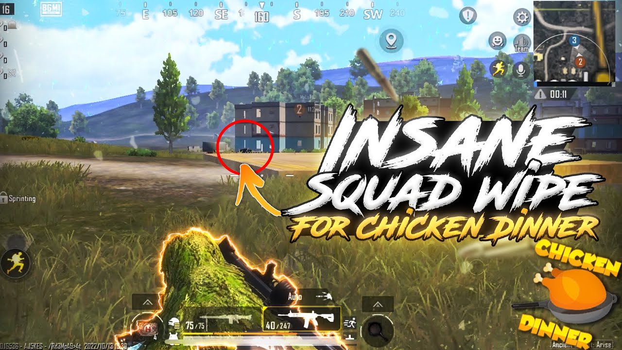 BGMI FASTEST SQUAD WIPE ⚡️ M416 + 6X SPRAY🔥 BGMI CLIPS - YouTube