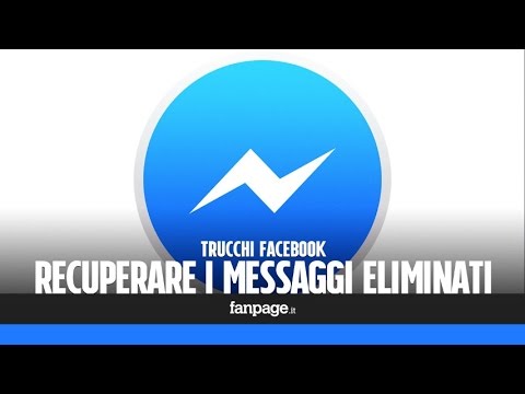 Come recuperare i messaggi cancellati da Facebook