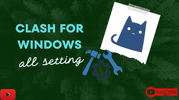 Clash VPN for windows ||All settings of clashVPN  for window || @ZEDZONE8