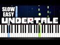 Undertale OST - Fallen Down - EASY Piano Tutorial